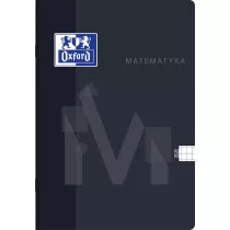 Oxford Zeszyt Matematyka A5 z marginesem kratka, 5 mm, margines 60 kartek
