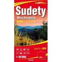 Sudety Wschodnie mapa turystyczna 1:60 000