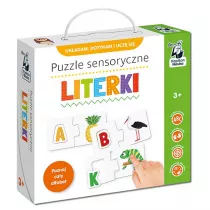 Puzzle sensoryczne. Literki. Kapitan Nauka Edgard
