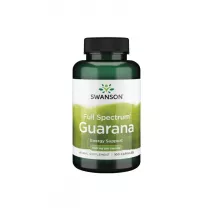Swanson Guarana 500 mg - suplement diety 100 kaps.