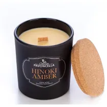 �wieczka sojowa Hinoki Amber czarna 135 g