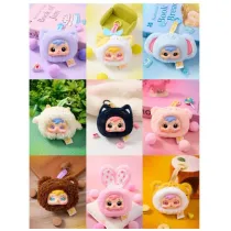 Happy Color Brelok pluszak BLIND BOX ,Small ANIMAL 10x6x10cm 8szt w disp plus 1 szt gratis