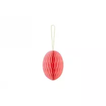 Dekoracja papierowa honeycomb jajko rzowa 12cm