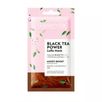 Bielenda Black Tea Power Luffa Mask nawilajca maseczka 2w1 z delikatnym peelingiem 8 g