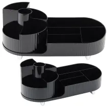 LeanToys Organizer wielofunkcyjny obrotowy czarny