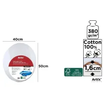 Artix Podobrazie owalne 40x50x1,6cm, 380g