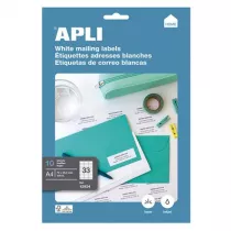 Pbs Connect Etykiety uniwersalne APLI prostoktne 70x25.4mm 330 szt.