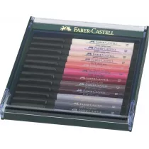 Faber-Castell Pisaki Pitt Artist Pen Brush Skin 12 szt.