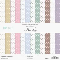 Dalprint dpCraft Zestaw papier�w 30,5x30,5 polka dots 24 kartki