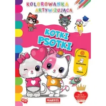 Kotki psotki. Kolorowanka aktywizuj�ca z naklejkami