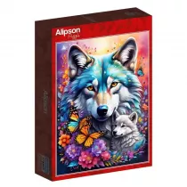 Puzzle 1000 Matczyna mio- Wilki Alipson