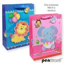 Penword Torebka prezentowa mix 40x30x12cm