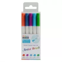 Marvy Flamastry Artist Brush Harmony 5 klorw