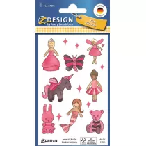 Avery Zweckform Brokatowe naklejki Dla dziewczynki