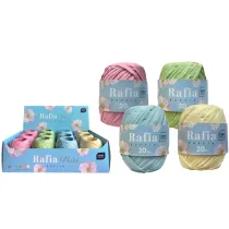 Interdruk Rafia na szpulce Pastel 20m