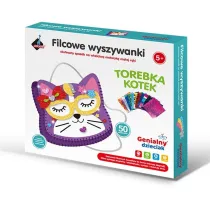 Filcowe wyszywanki - torebka kotek Askato