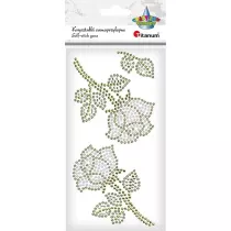 Titanum Kryszta�ki samoprzylepne R�e z�oto-bia�e 2 szt