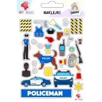 All4Kids Naklejki dla dzieci Policja
