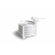 Qualy Podstawki pod napoje Sparrow biae 10303-WH