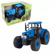 Traktor du�y niebieski Askato