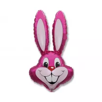 Flexmetal Balon foliowy Rabbit r�owy 90x58cm