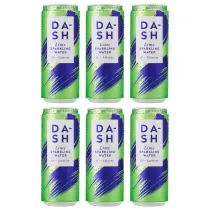 Da-sh Water Woda gazowana Limonka zestaw 6 x 330 ml