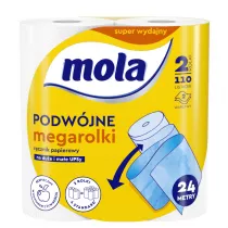Mola Rczniki papierowe Podwjne Megarolki 2 szt.