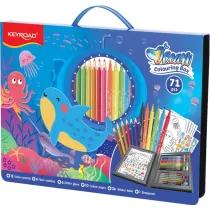 Zestaw artystyczny KEYROAD Ocean niebieski 65 element�w
