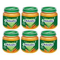 BoboVita Zupka Marchewkowa z ryem po 4 miesicu Zestaw 6 x 125 g