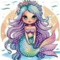 Mozaika piankowa syrenka 25x25cm Titanum