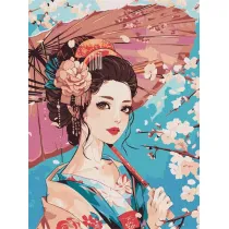 Ideyka Malowanie po numerach - Japo�ska pi�kno�� 30x40cm