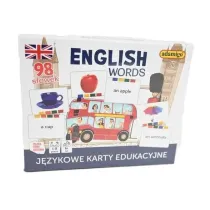 Gra English words - j�zykowe karty edukacyjne ADAMIGO 8056