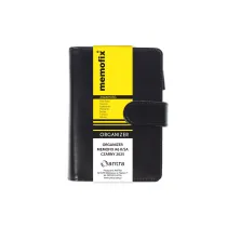 Antra Organizer Memofix 2026 A6 K/SA czarny