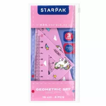 Starpak Zestaw geometryczny Unicorn 3 elementy