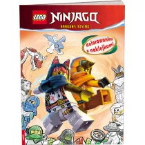 Lego Ninijago. Kolorowanka z naklejkami