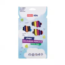 Easy Stationery Kredki trjktne Jumbo 12 szt.