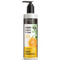 Organic Shop Organic Tangerine & Mango Energy mandarynkowy orzeźwiający żel pod prysznic 280 ml