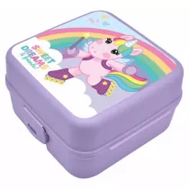 Pudeko niadaniowe z przegrdkami 14x14x8cm Sweet dreams KL11534 Kids Euroswan
