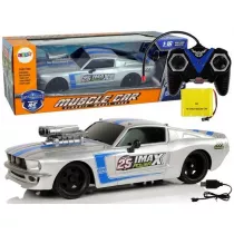 Auto Sportowe 1:16 zdalnie sterowane srebrne LeanToys