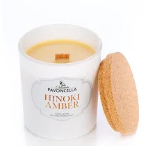 Pavoncella �wieczka sojowa Hinoki Amber bia�a 135g