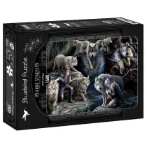 Puzzle 1500 Anne Stokes Collage - Wilki Bluebird Puzzle