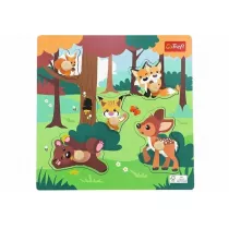 Puzzle mini drewniane Forest 61624 Trefl