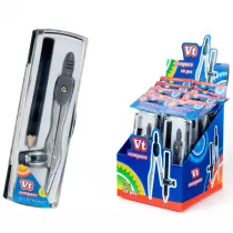 Starpak Cyrkiel metalowy + owek Vt w etui