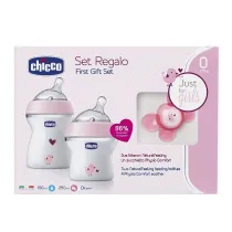 Zestaw do karmienia r�owy 0m+ Chicco