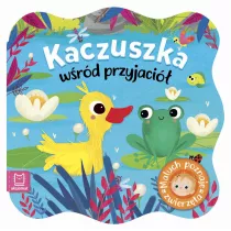 Maluch poznaje zwierz. Kaczuszka wrd przyjaci