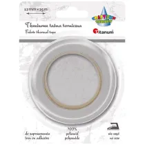 Titanum Ta�ma termiczna tkaninowa bia�a 12mm x 25m