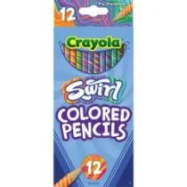 Kredki owkowe Swirl 12 kolorw CRAYOLA