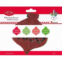 Titanum Filcowe bombki 6 szt.