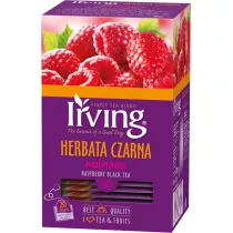 Irving Herbata czarna malinowa 20 szt.