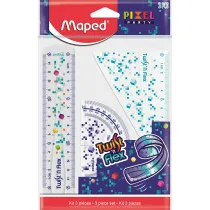 Maped Zestaw geometryczny Pixel Twist`n Flex nie�amliwy 3 elementy